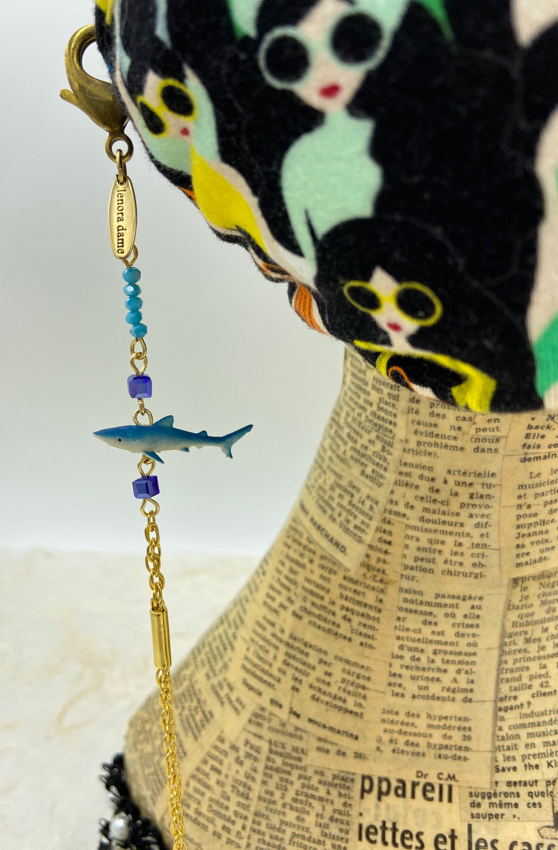 Lenora Dame Shark Mask Chain