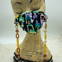Lenora Dame Rare Acrylic Birdie Mask Chain