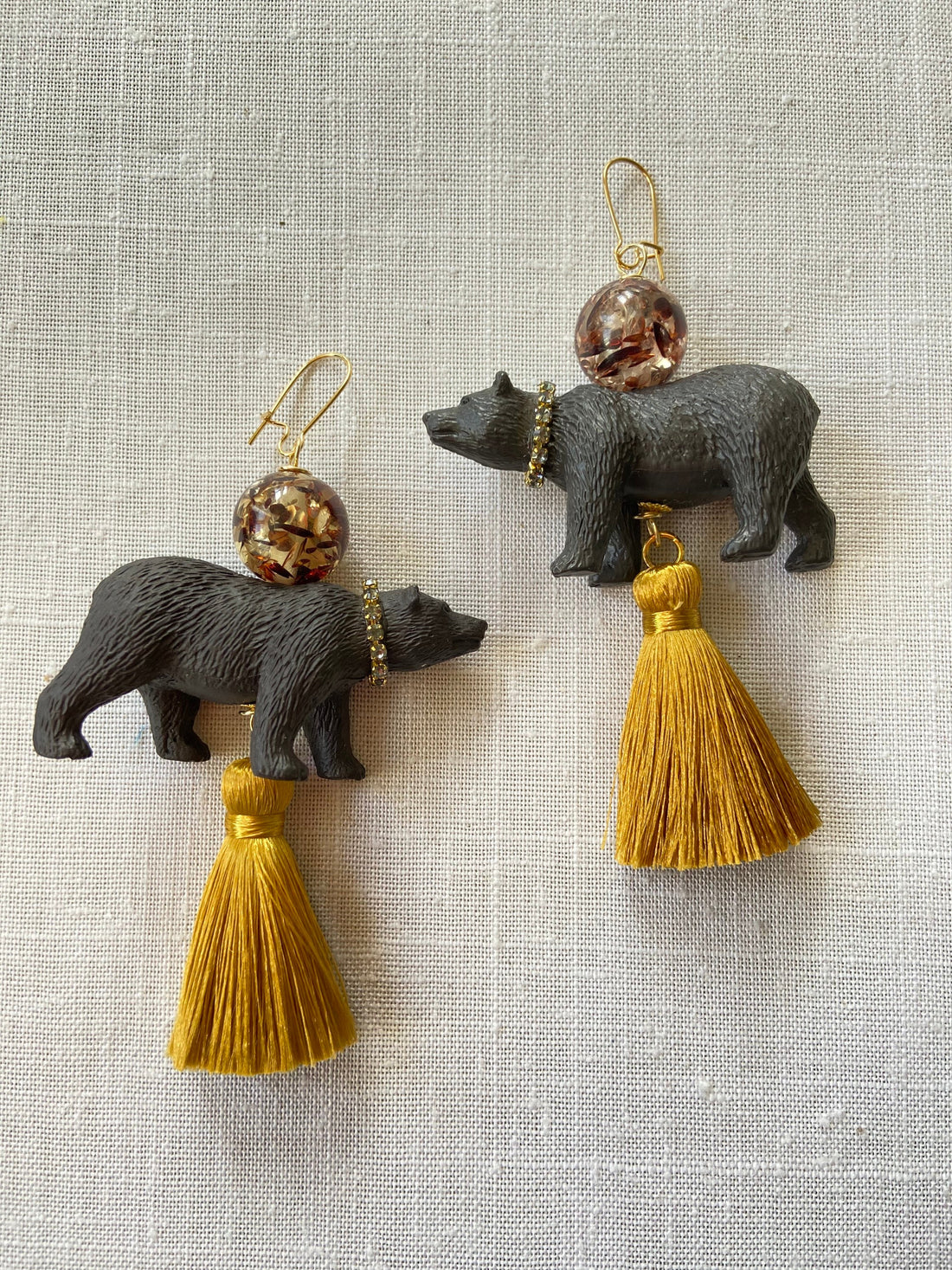 Lenora Dame Gordon the Grizzly Bear Earrings