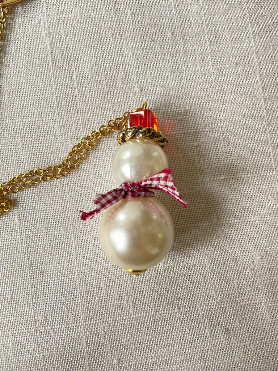 Lenora Dame Frosty The Snowman Necklace