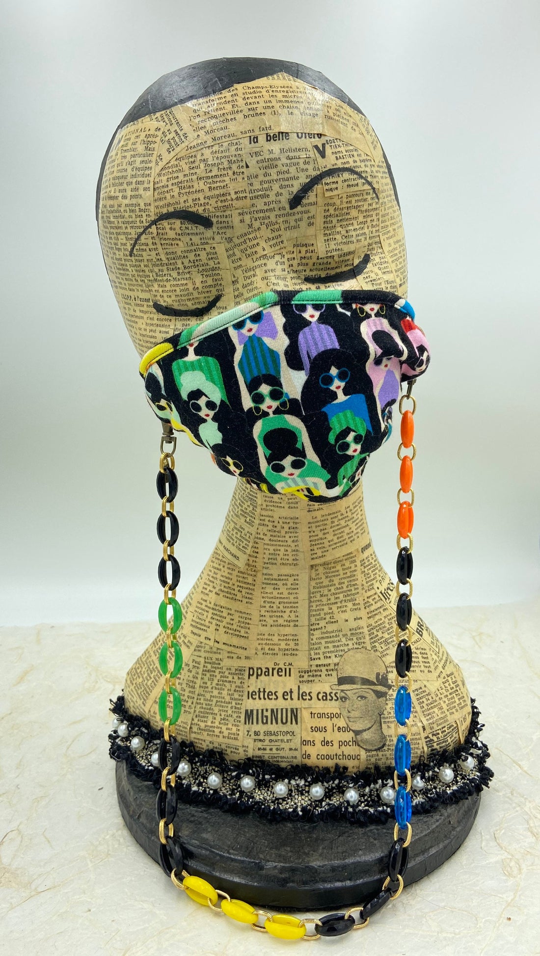 Lenora Dame Studio 54 Mask Chain