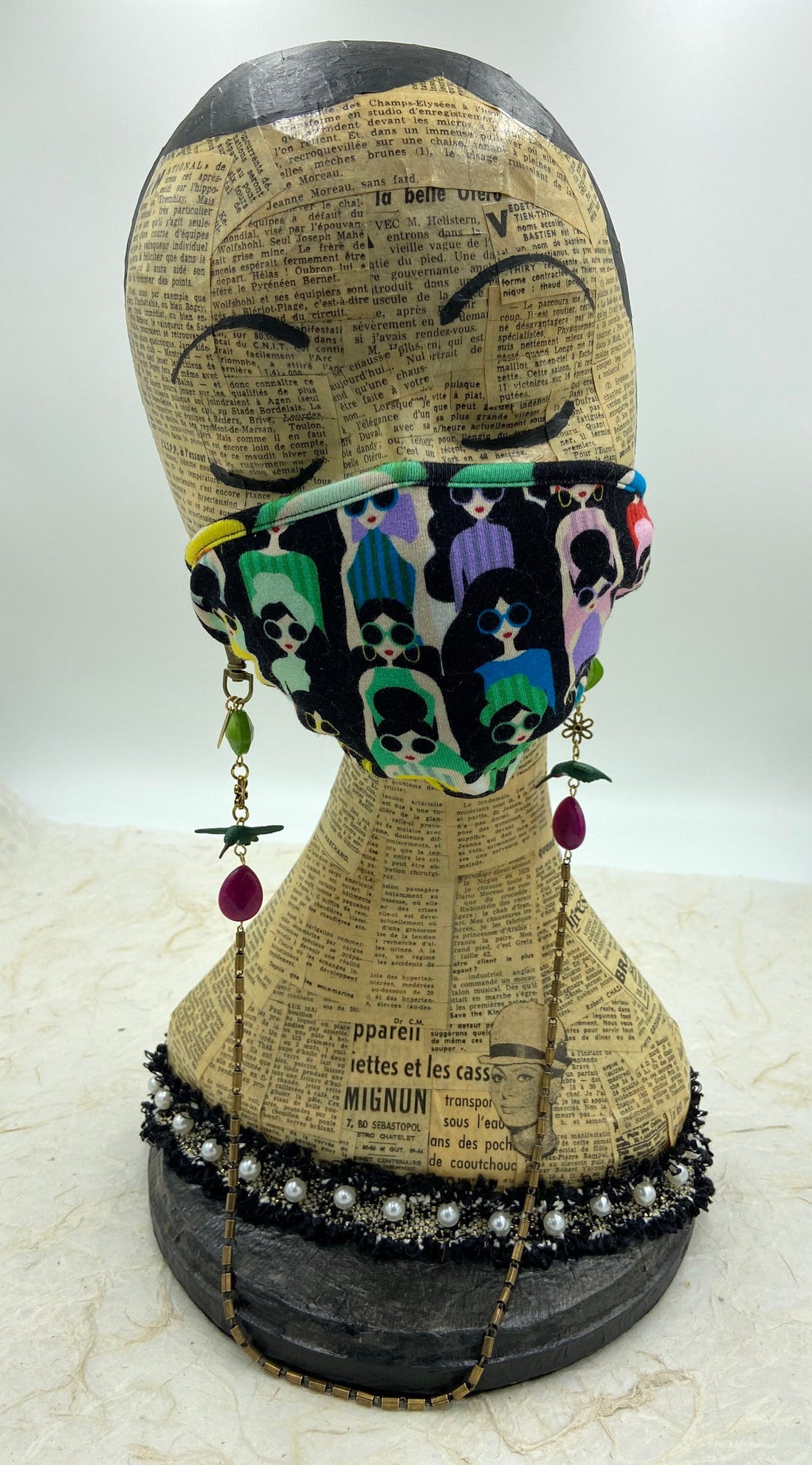 Lenora Dame Hummingbird Mask Chain