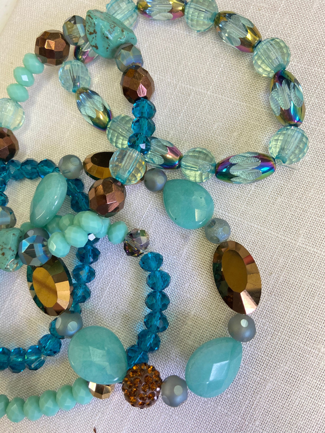 Lenora Dame 5 Piece Paradise Valley Stretch Bracelet Set