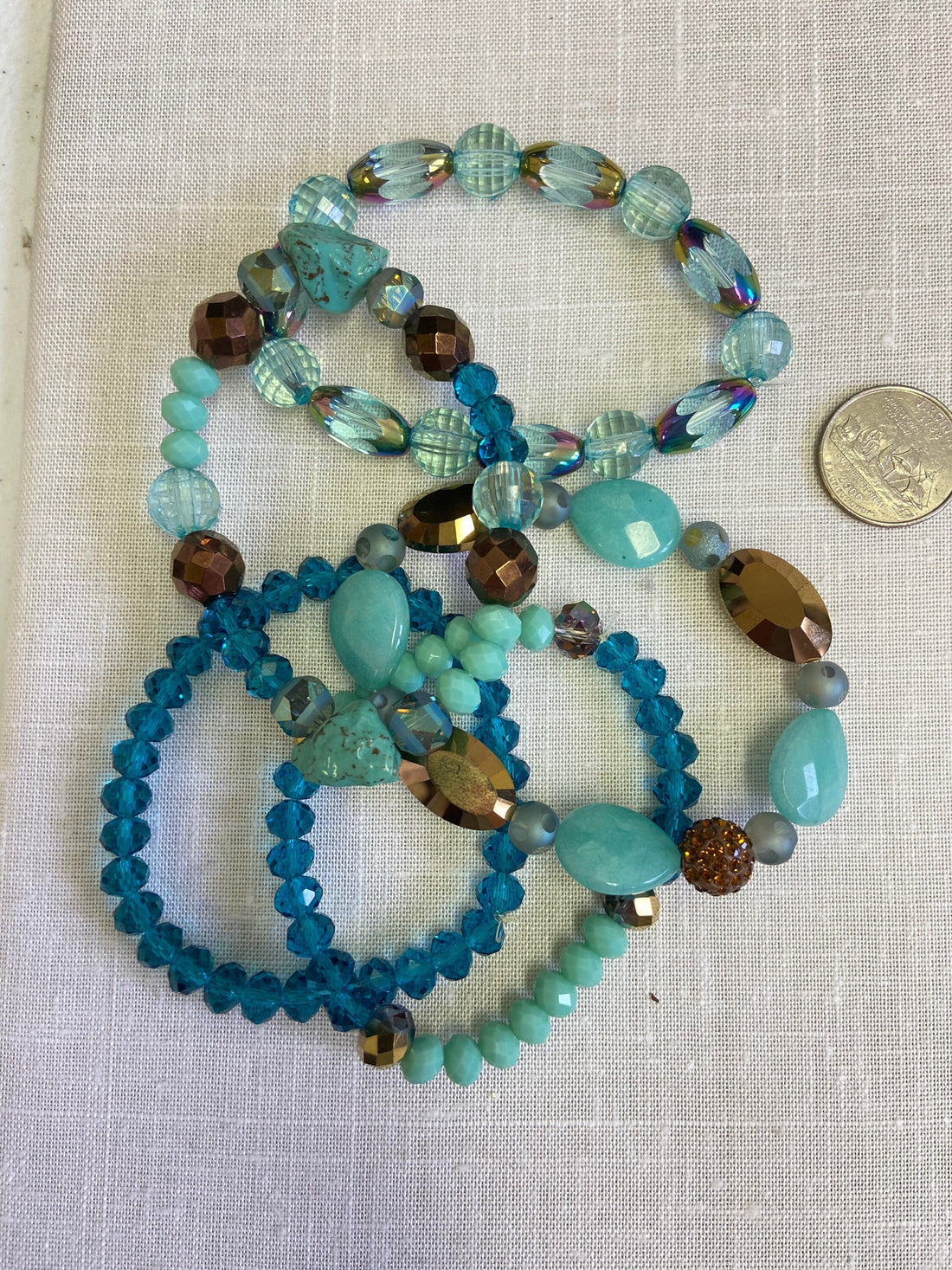 Lenora Dame 5 Piece Paradise Valley Stretch Bracelet Set