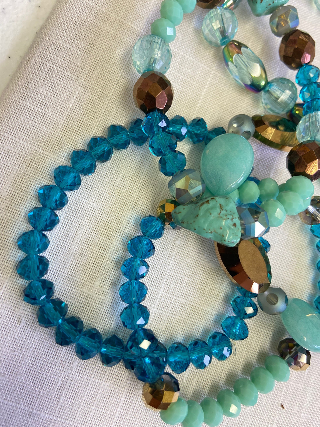 Lenora Dame 5 Piece Paradise Valley Stretch Bracelet Set