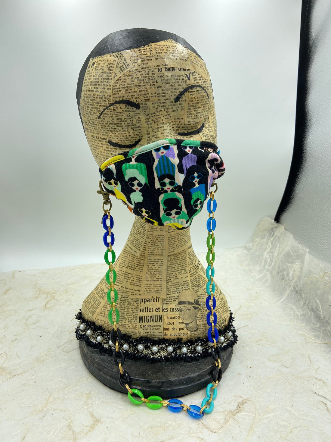 Lenora Dame Clover Mask Chain