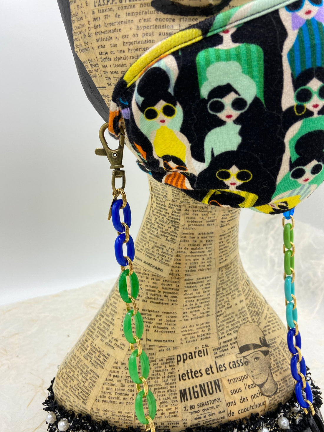 Lenora Dame Clover Mask Chain
