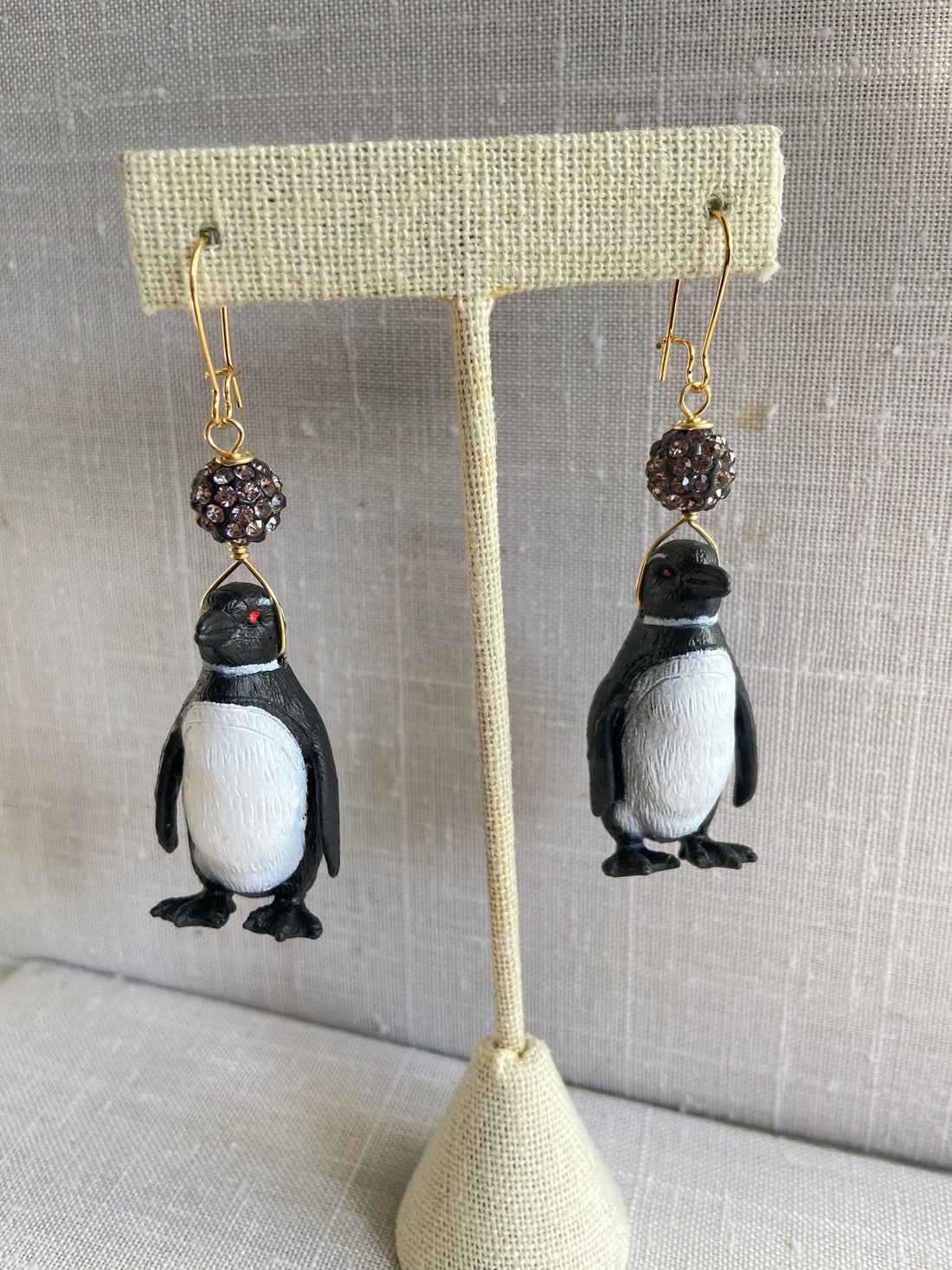 Lenora Dame Rockhopper Penguin Earrings