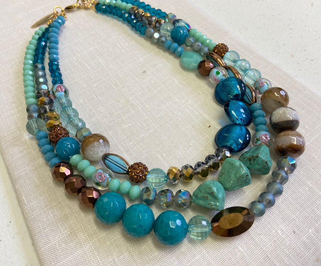 Lenora Dame Paradise Valley Multi-Strand Necklace
