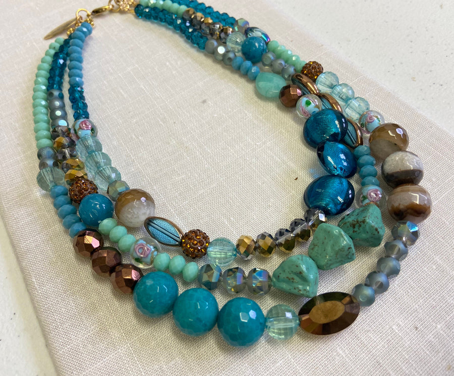 Lenora Dame Paradise Valley Multi-Strand Necklace