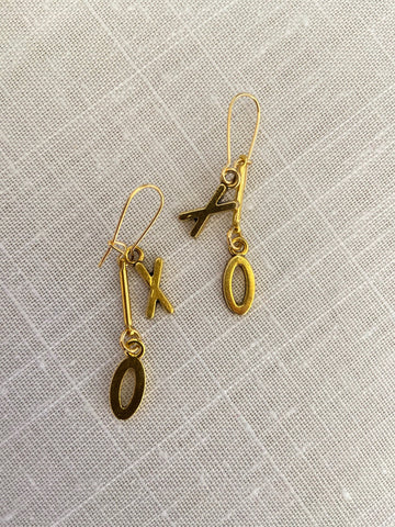 Lenora Dame XO Charm Earrings