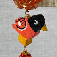 Lenora Dame Paradise Bird Tassel Earrings