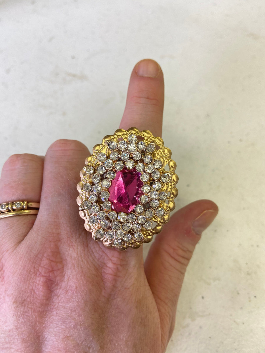 Lenora Dame Carnation Statement Ring