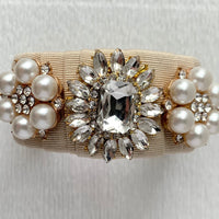 Lenora Dame Snow Queen Rhinestone Cuff Bracelet
