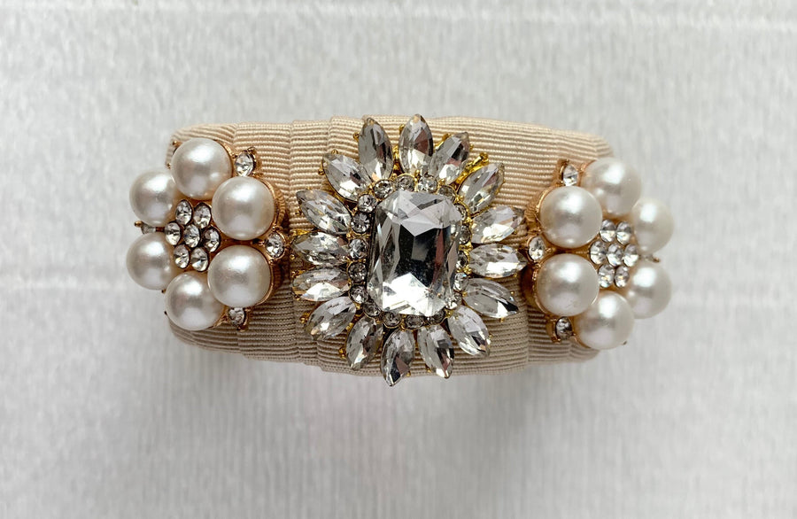 Lenora Dame Snow Queen Rhinestone Cuff Bracelet