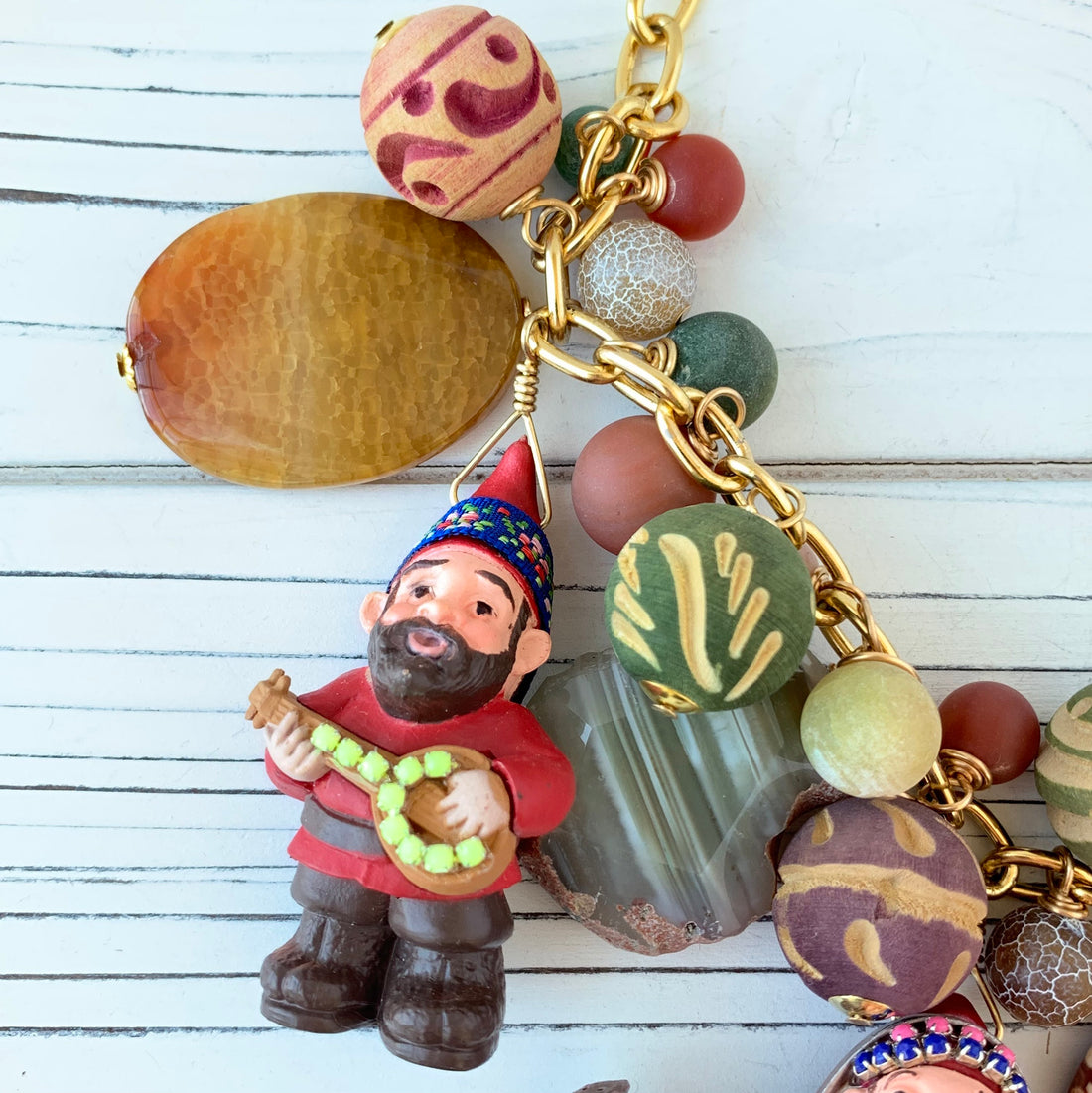 Lenora Dame A Gnome’s Secret Charm Necklace