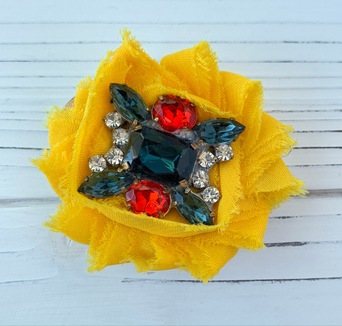Lenora Dame One of a Kind Jewel Trinket Box - Pill Box for Purse