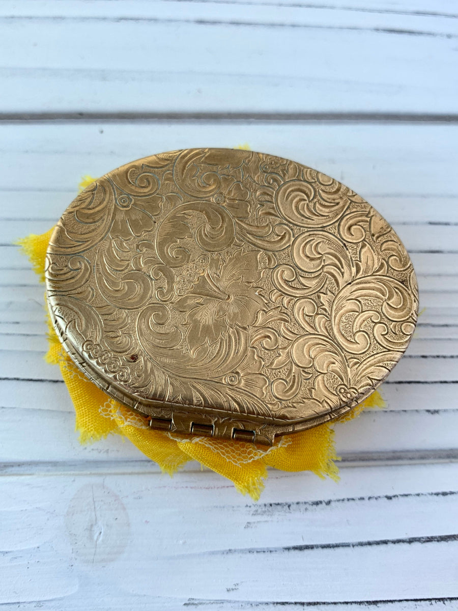 Lenora Dame One of a Kind Jewel Trinket Box - Pill Box for Purse