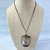 Lenora Dame I Know Why The Caged Bird Sings Birdcage Necklace