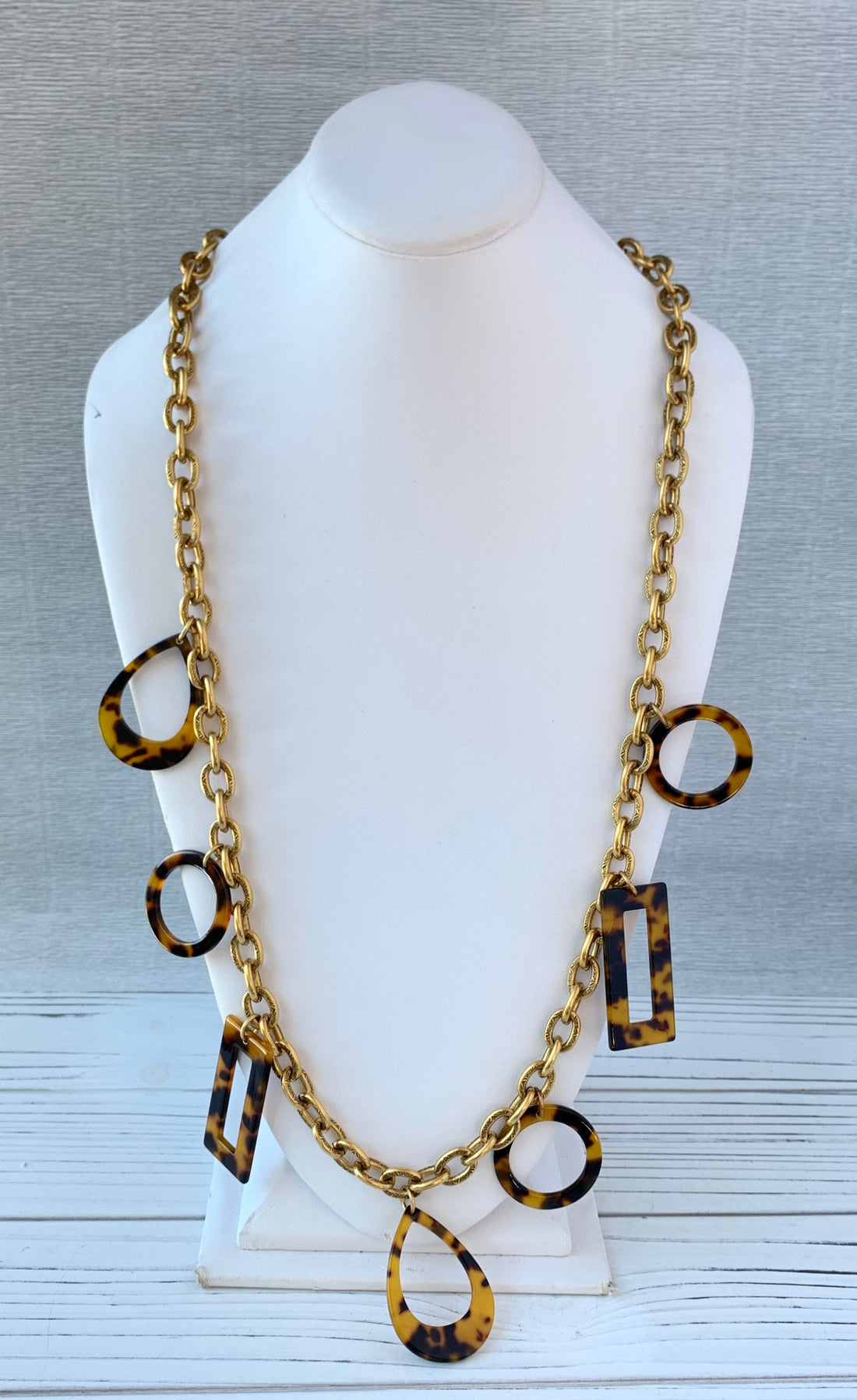 Lenora Dame Timeless Tortoise Shell Necklace