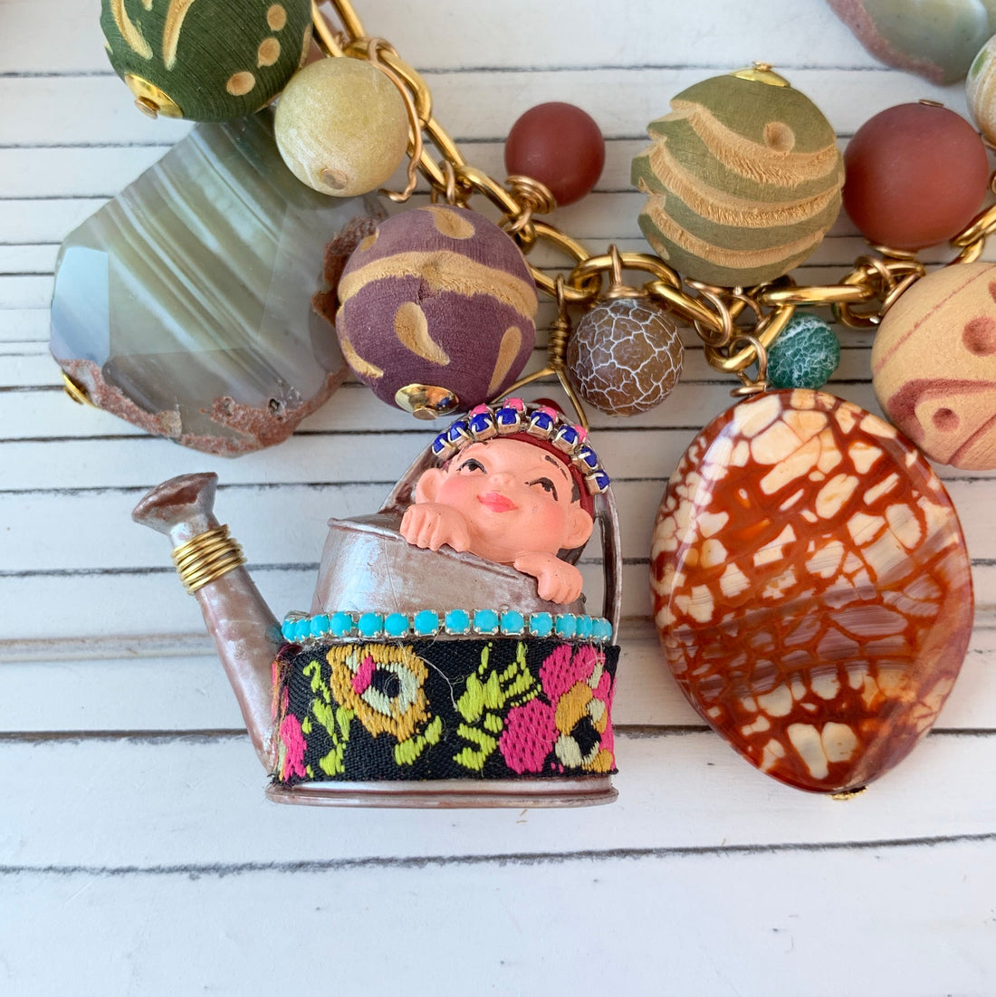Lenora Dame A Gnome’s Secret Charm Necklace