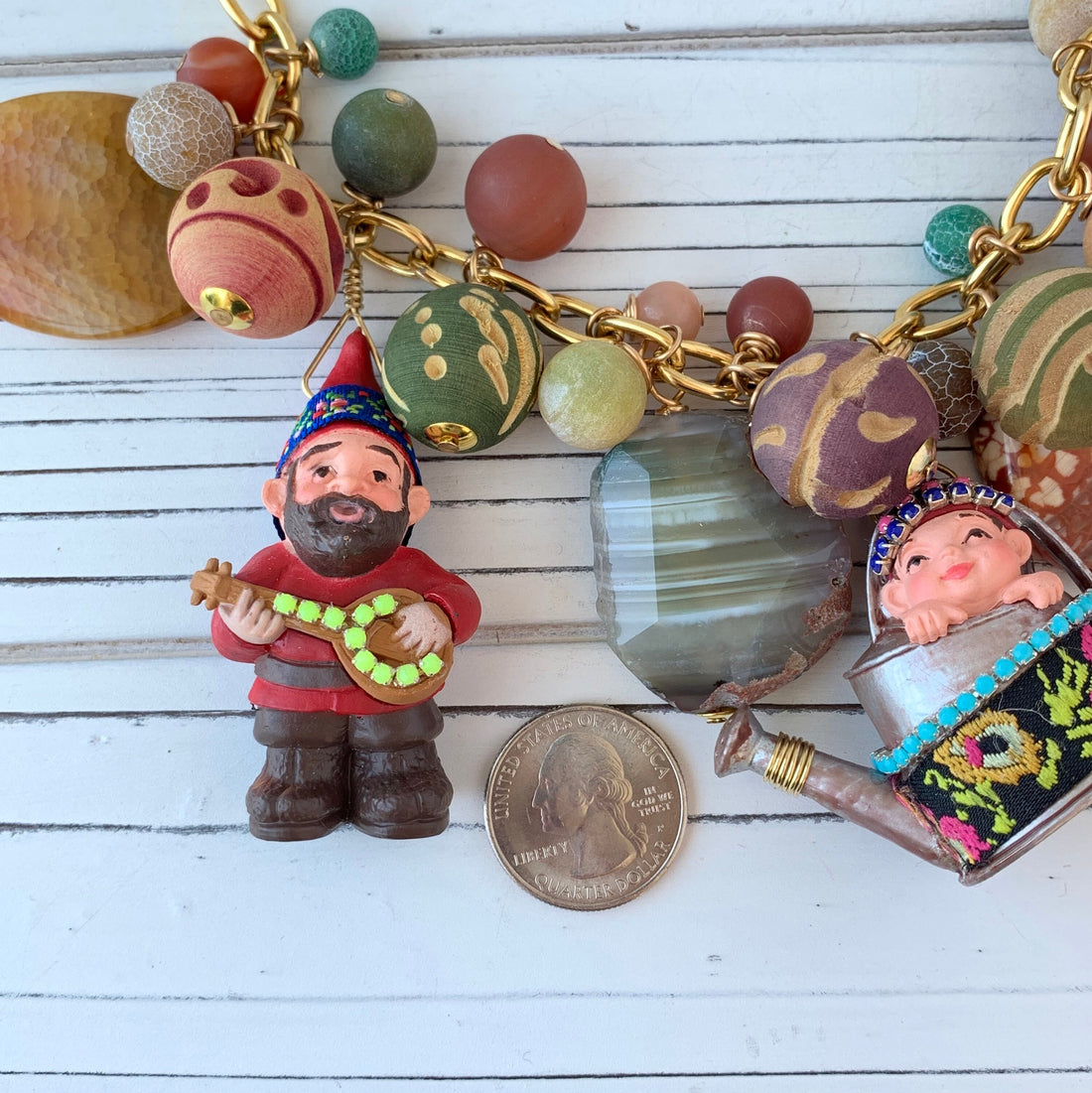Lenora Dame A Gnome’s Secret Charm Necklace