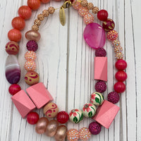 Lenora Dame Pink Freak Necklace