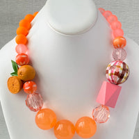 LAST TWO! - Lenora Dame Freshly Squeezed Orange Fruit Necklace