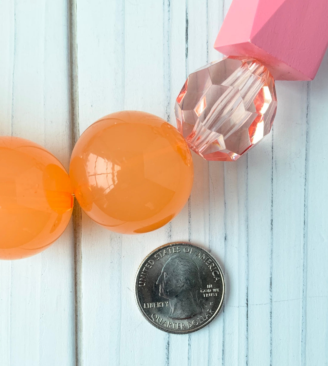 LAST TWO! - Lenora Dame Freshly Squeezed Orange Fruit Necklace
