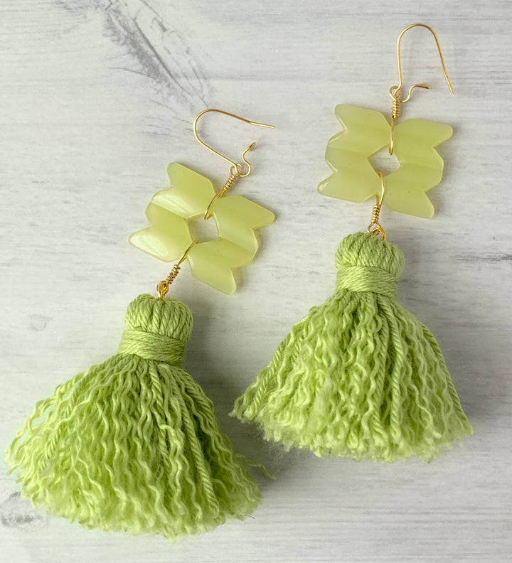 Lenora Dame Watercress Statement Earrings