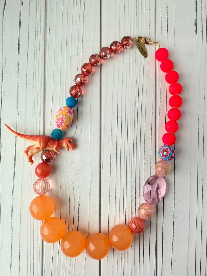 Lenora Dame T-Rex’s Love Papayas Necklace - LAST FEW!