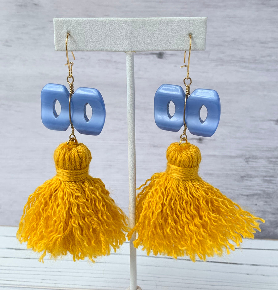 Lenora Dame Atlantic Ocean Statement Earrings