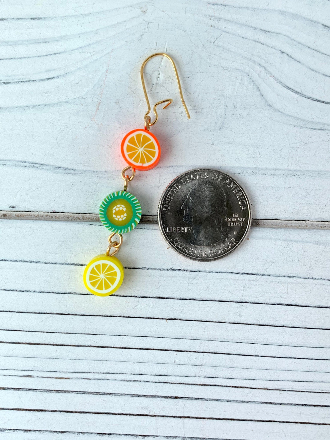 Lenora Dame Citrus Tart Fruit Earrings