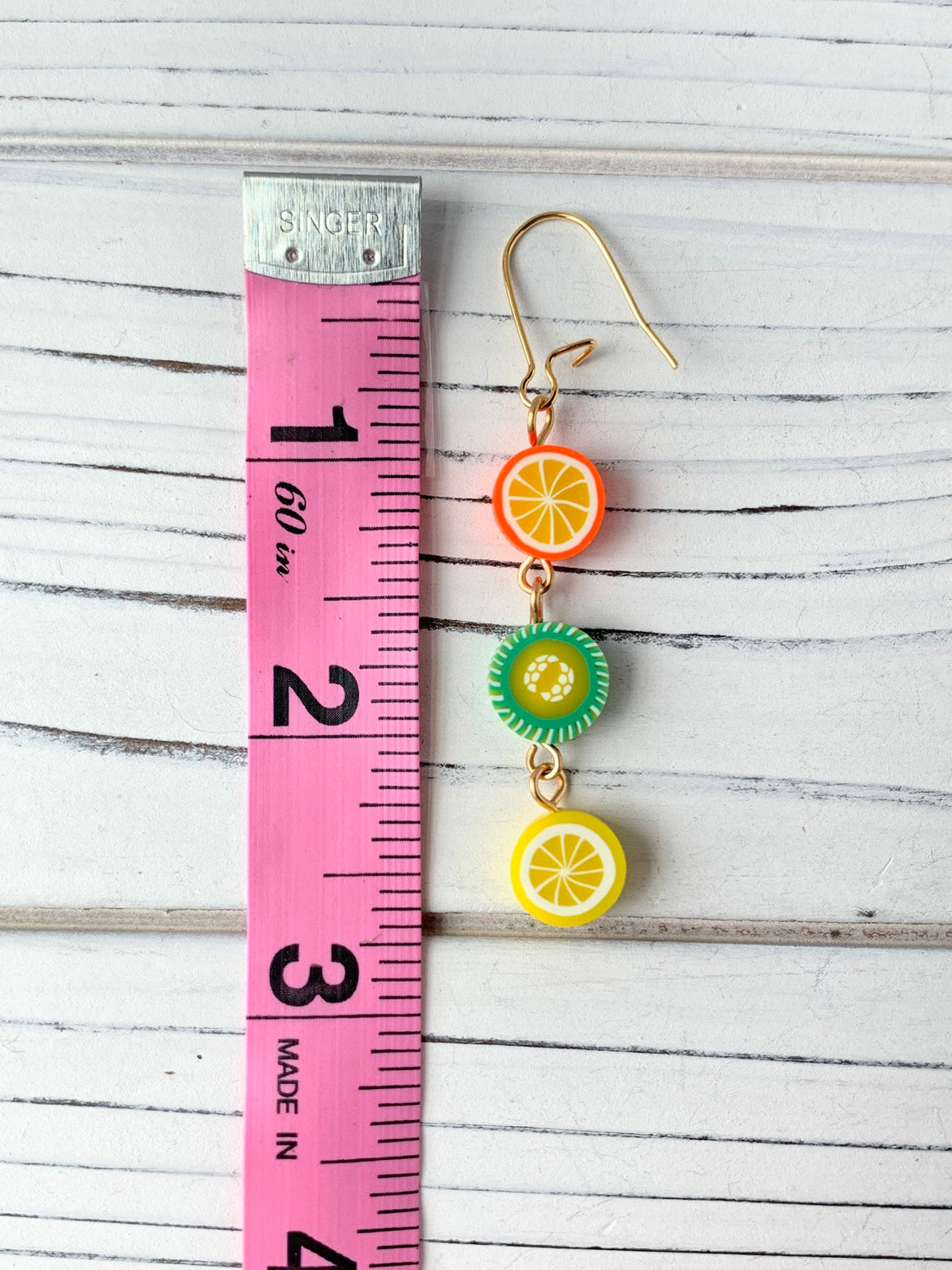 Lenora Dame Citrus Tart Fruit Earrings