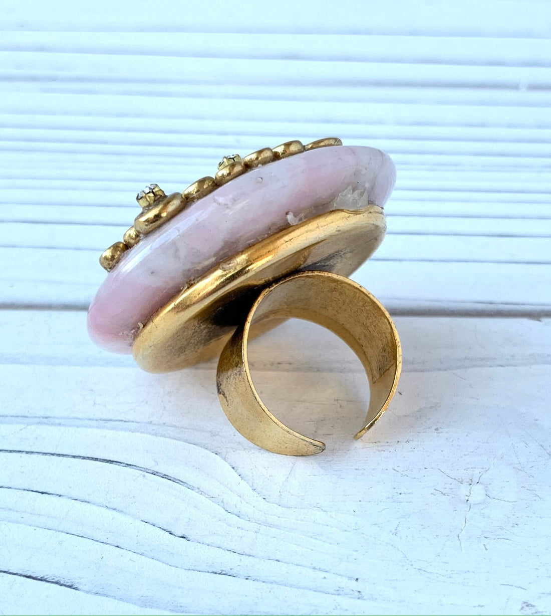 Lenora Dame Blushing Statement Ring - last few