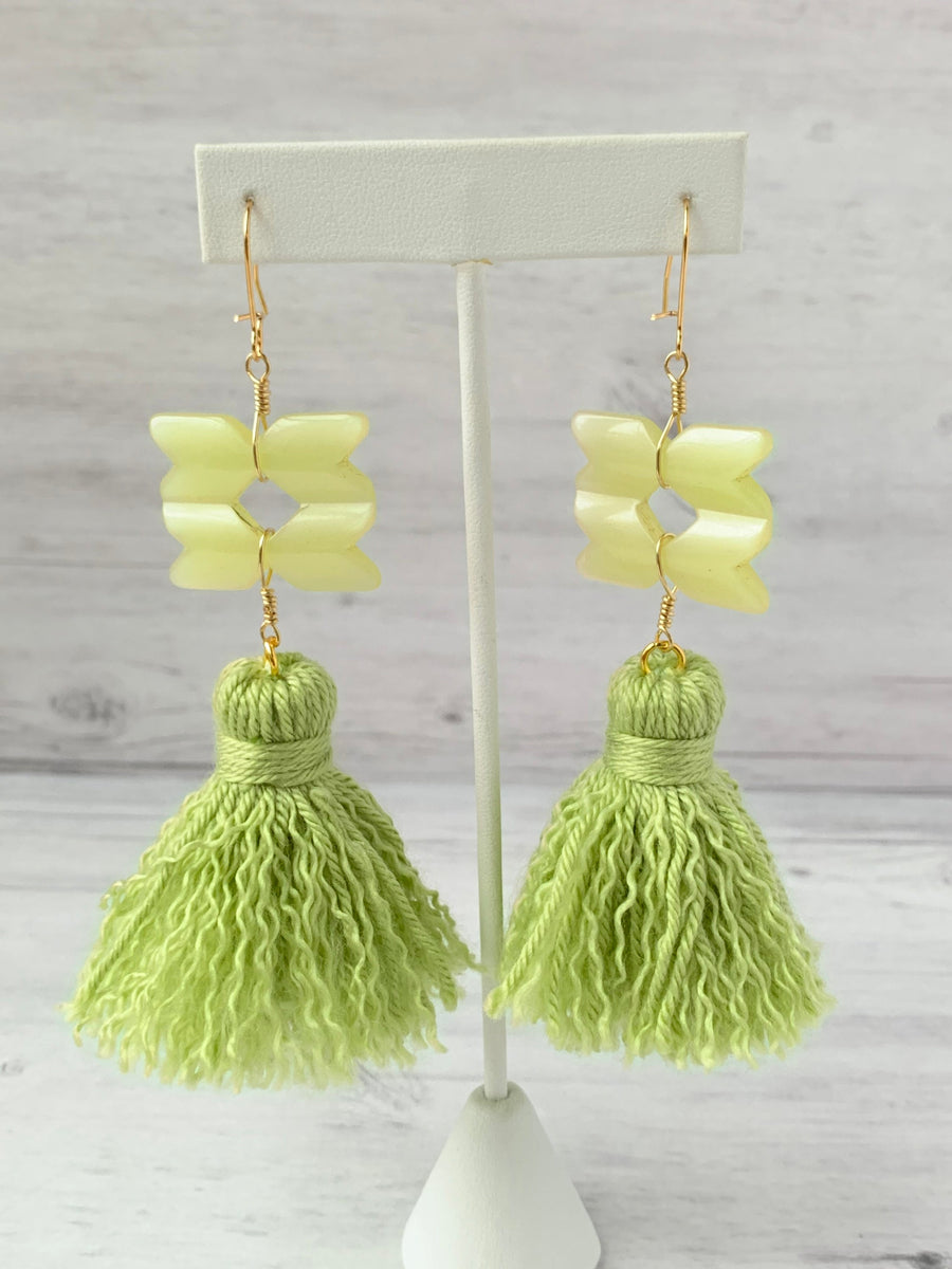 Lenora Dame Watercress Statement Earrings