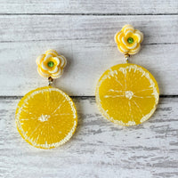 Lenora Dame Slice of Lemon Earrings