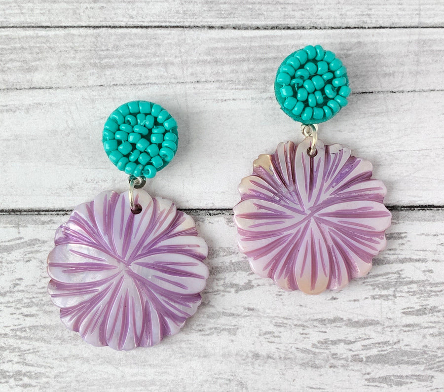 Lenora Dame Wisteria Earrings - LAST ONE!