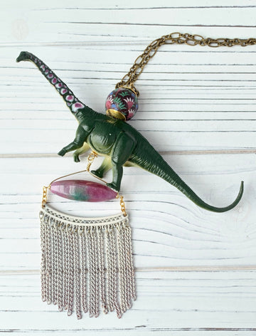 Lenora Dame Emily Brontosaurus Pendant Necklace