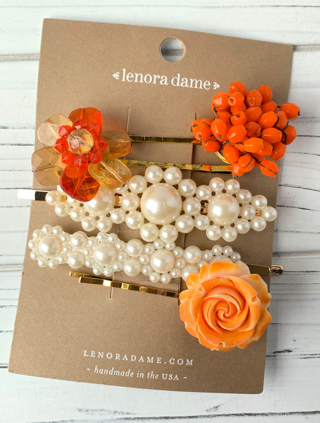 Lenora Dame Mandarin Hair Set