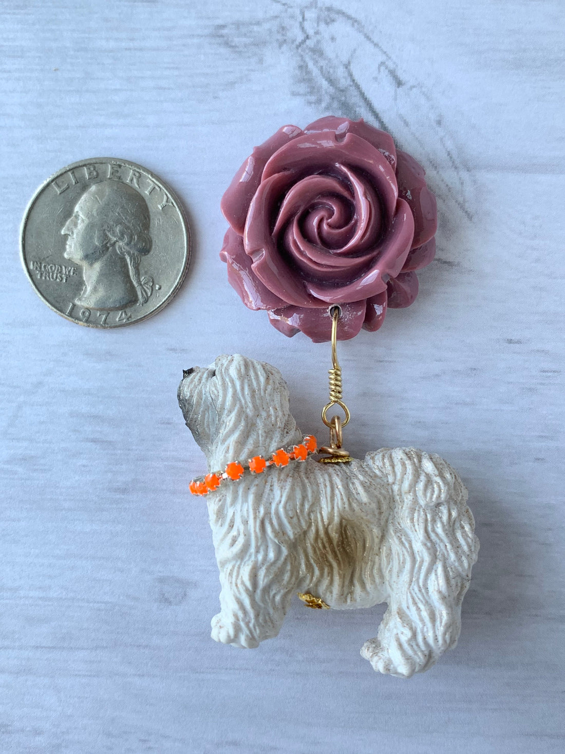 Lenora Dame Fifth Avenue Sheepdog Earrings