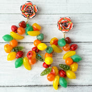 Lenora Dame Tropic of Cancer Fruit Statement Earrings