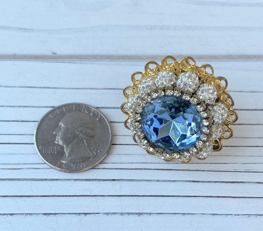 Lenora Dame Baby's Got the Blues Statement Ring