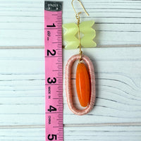 Lenora Dame Peas and Carrots Statement Earrings