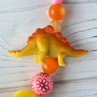 Lenora Dame Dino Popsicle Kiddie Necklace
