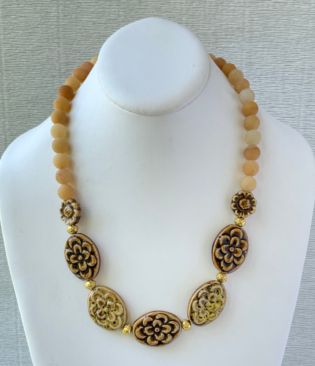 Lenora Dame Mother Earth Necklace in Coffee Bean