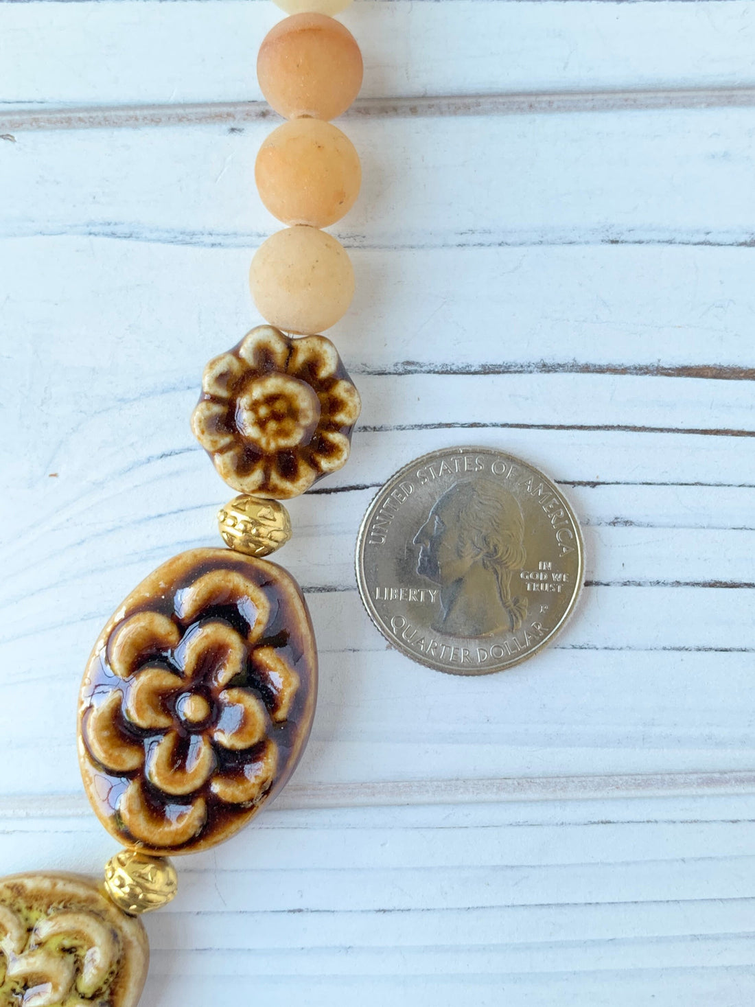 Lenora Dame Mother Earth Necklace in Coffee Bean