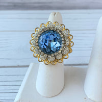 Lenora Dame Baby's Got the Blues Statement Ring
