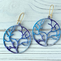 Lenora Dame Willow Tree Earrings in Cloudy Day