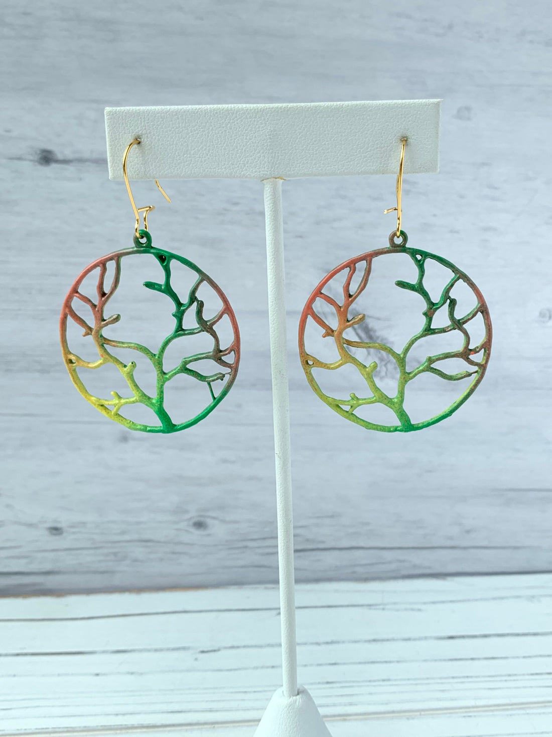 Lenora Dame Willow Tree Earrings in Root Vegetable